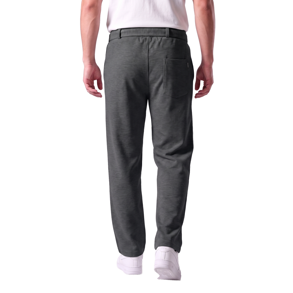 Clover ribbed interlock joggers with waistband