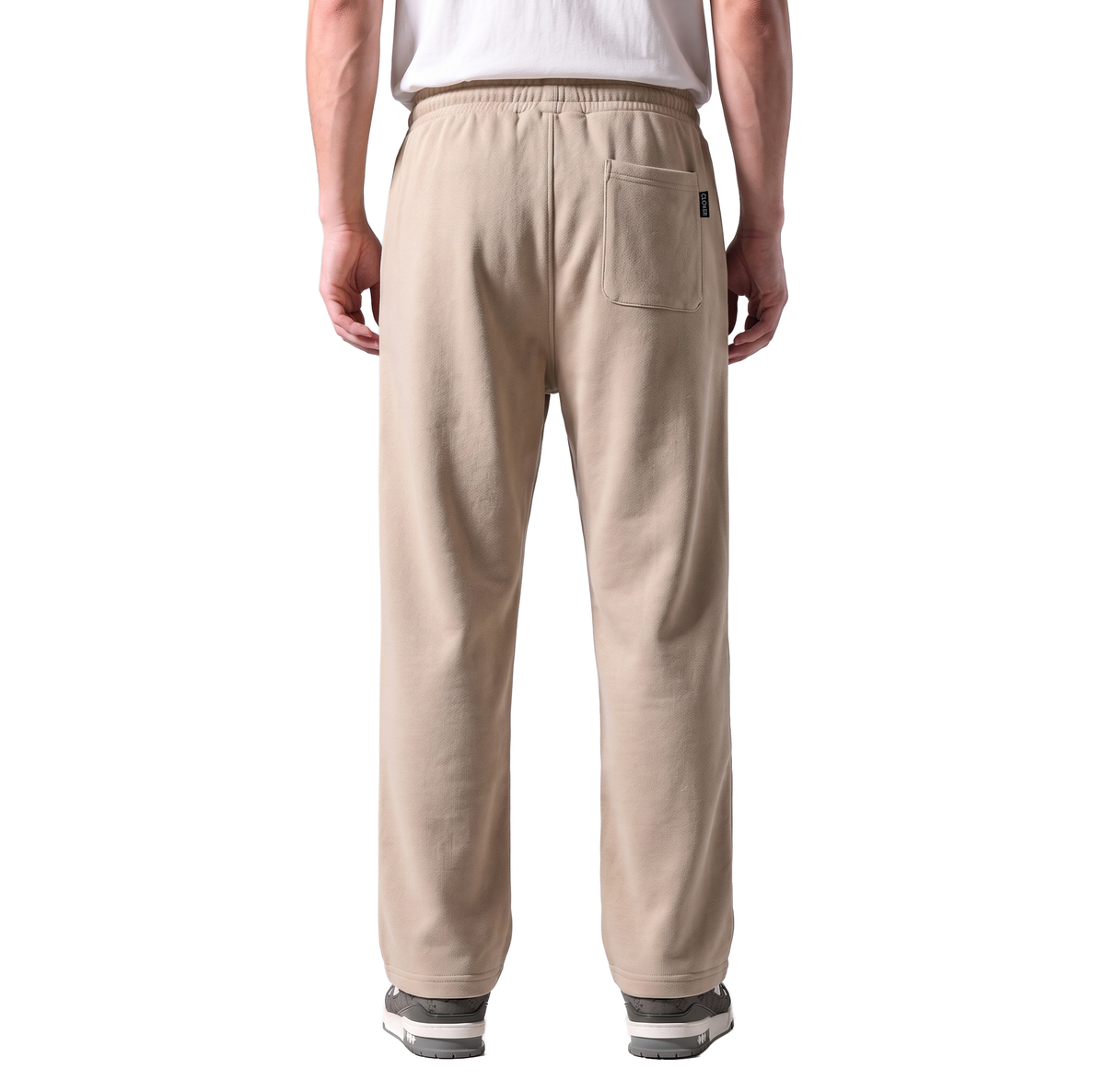 Clover ribbed interlock joggers with a utility pocket