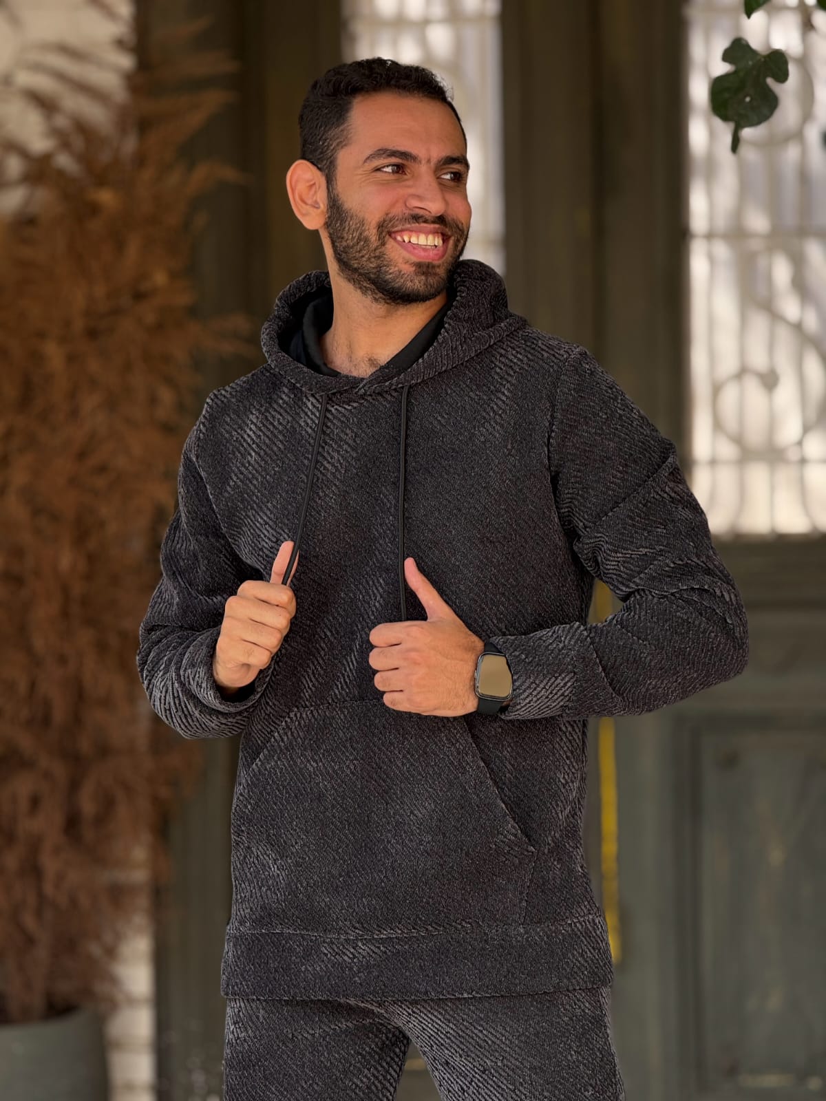 CLOVER Casual Hoodie cotton Tracksuit