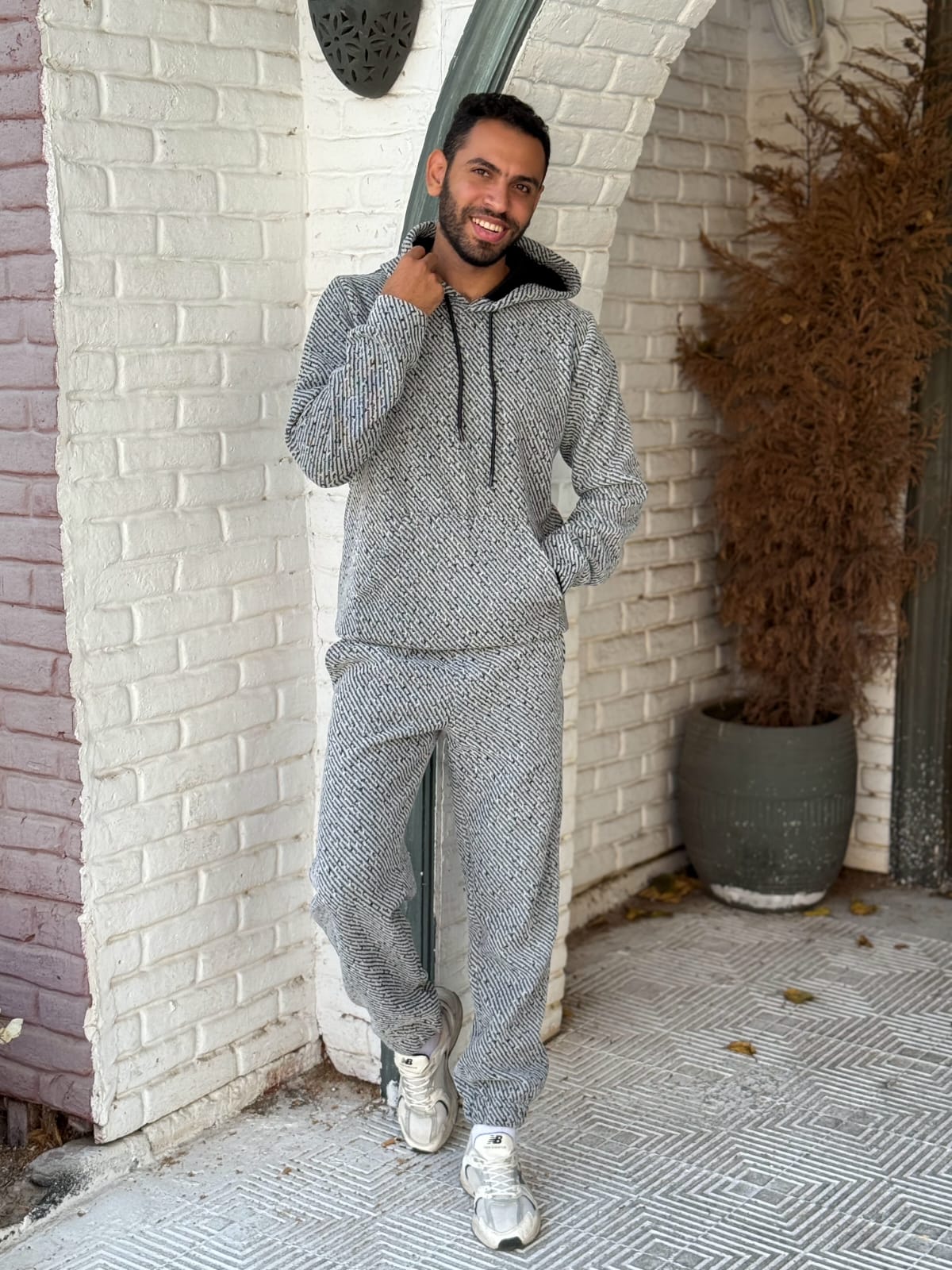 CLOVER Casual Hoodie cotton Tracksuit