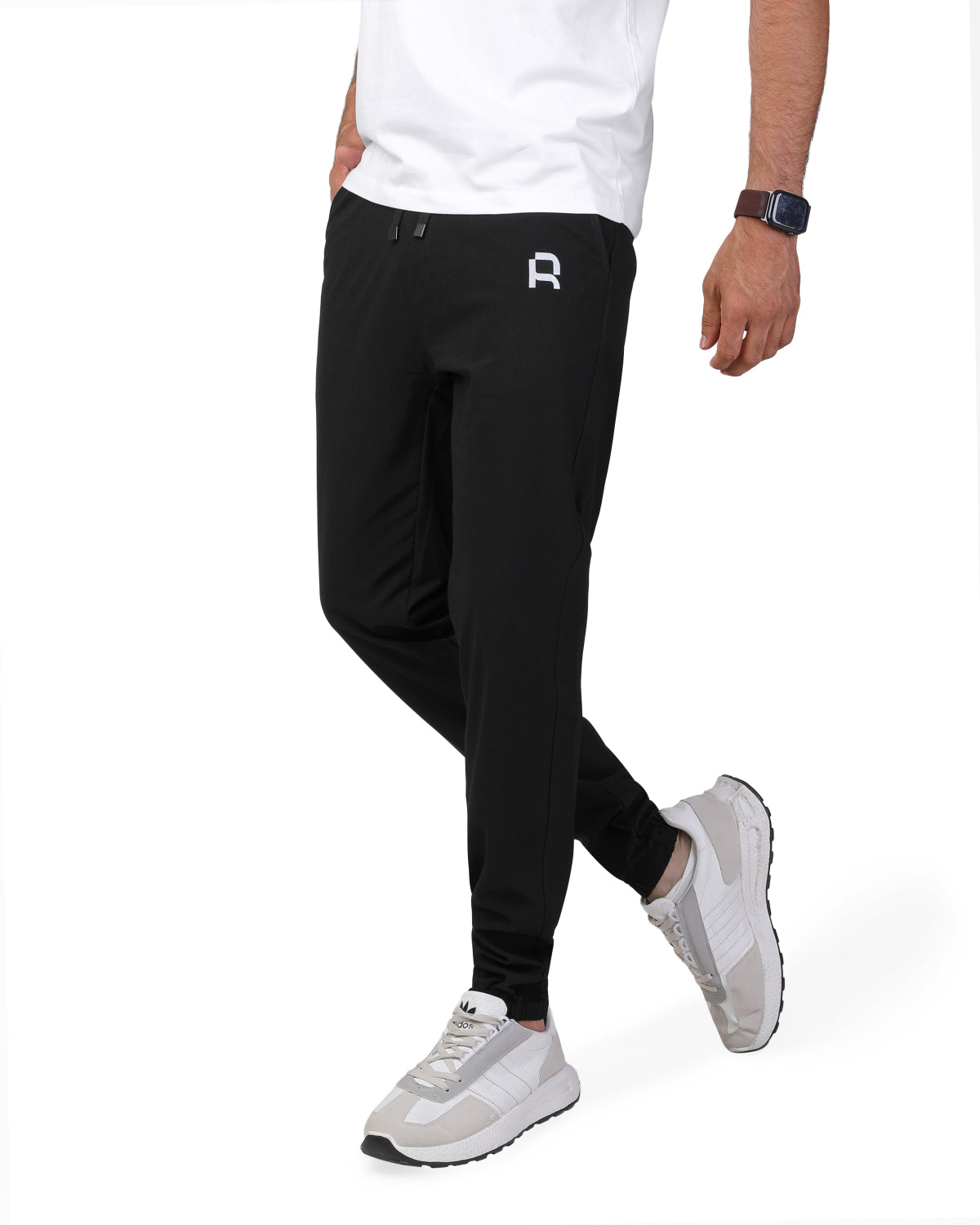 Soft Sweatpants Black printed