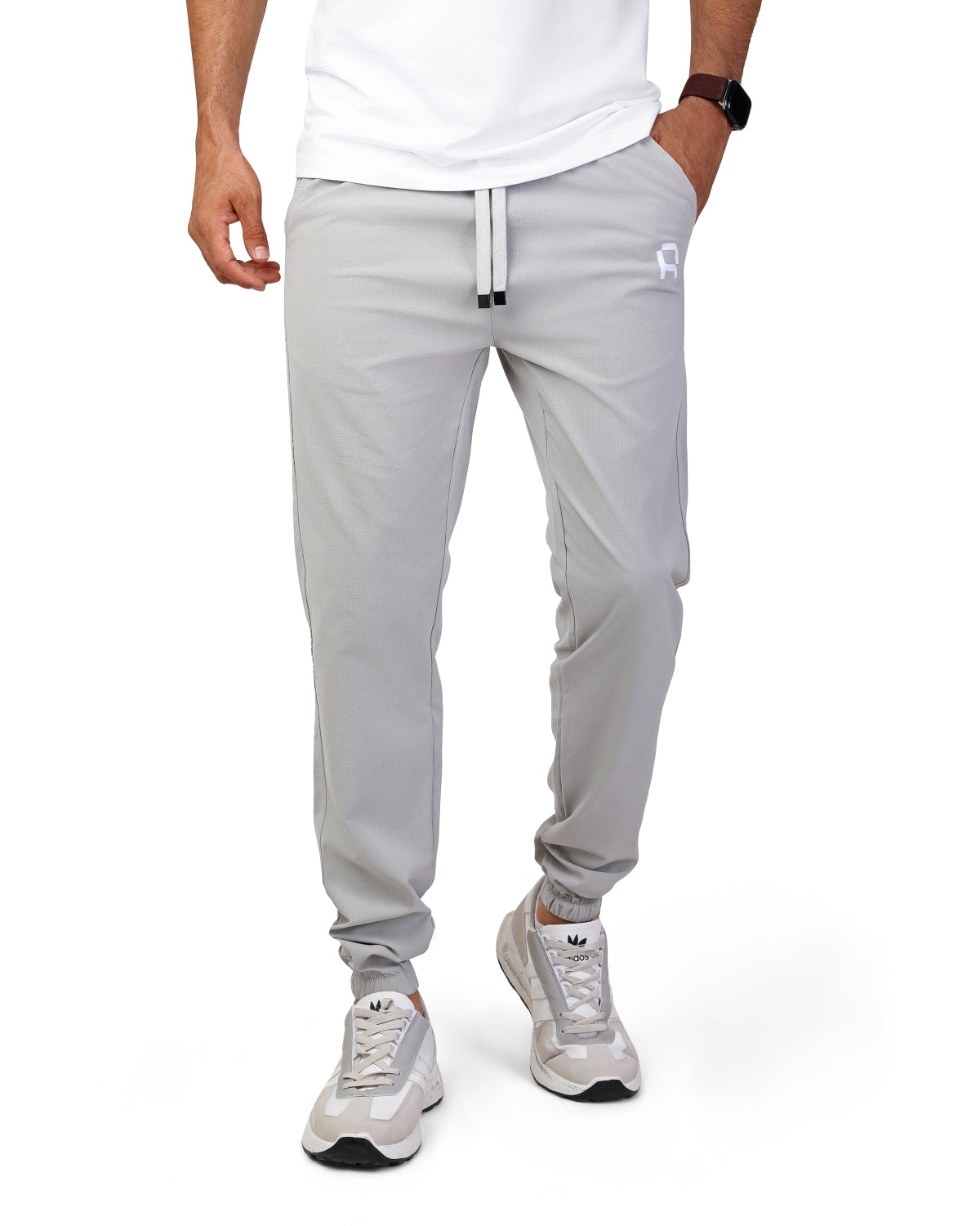 Soft Sweatpants light gray Printed