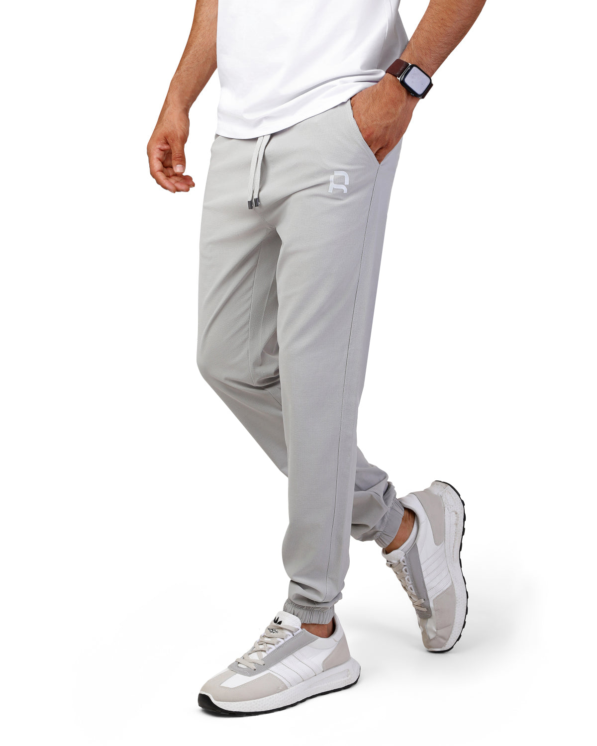 Soft Sweatpants light gray Printed