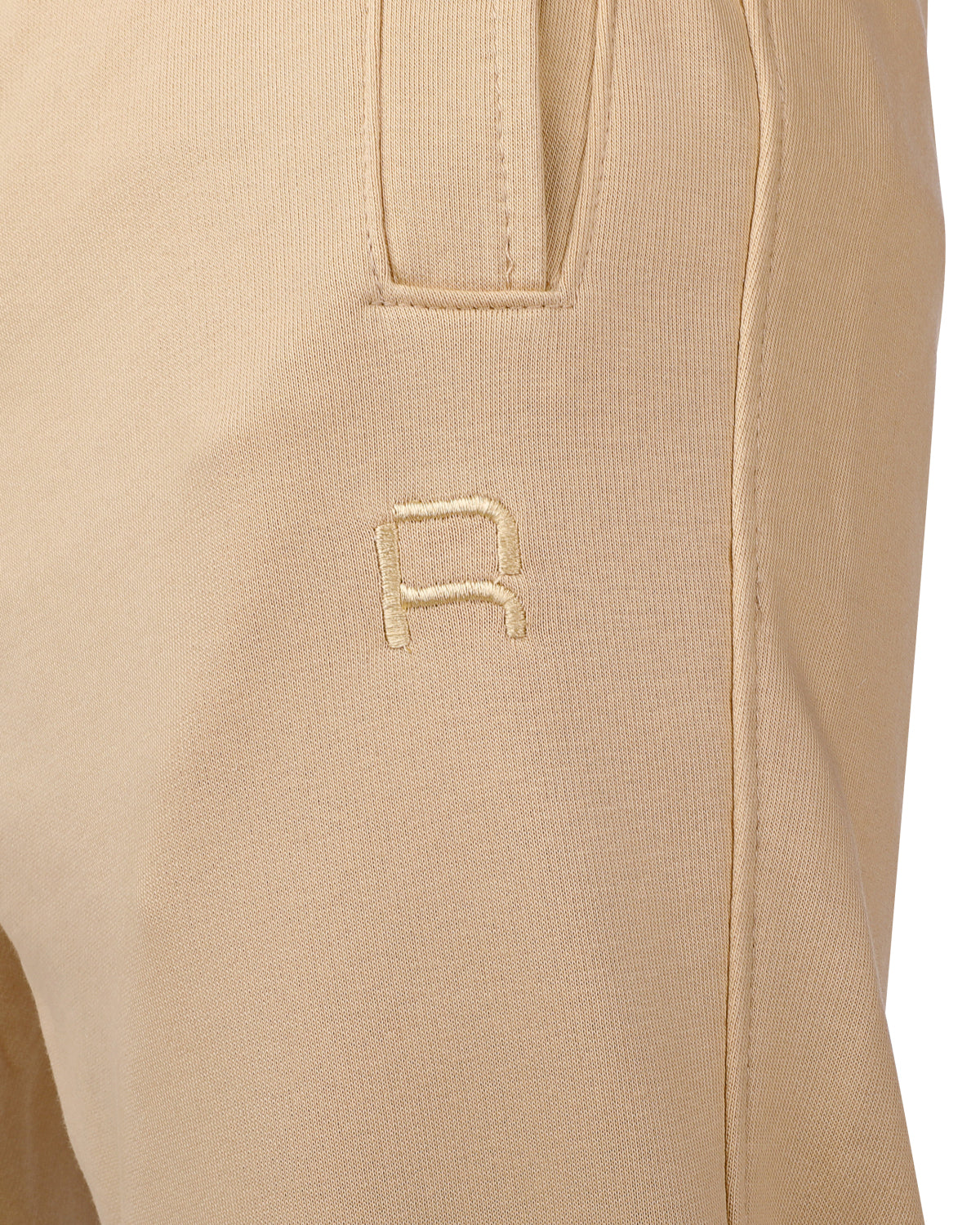 Clover Cotton Sweatpants Beige