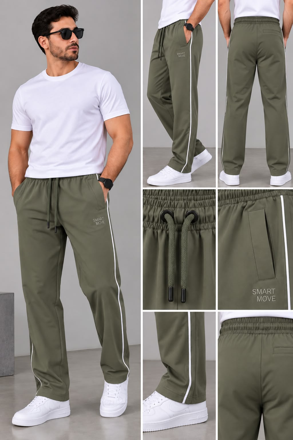 Soft embroidered trousers ( Smart Move )