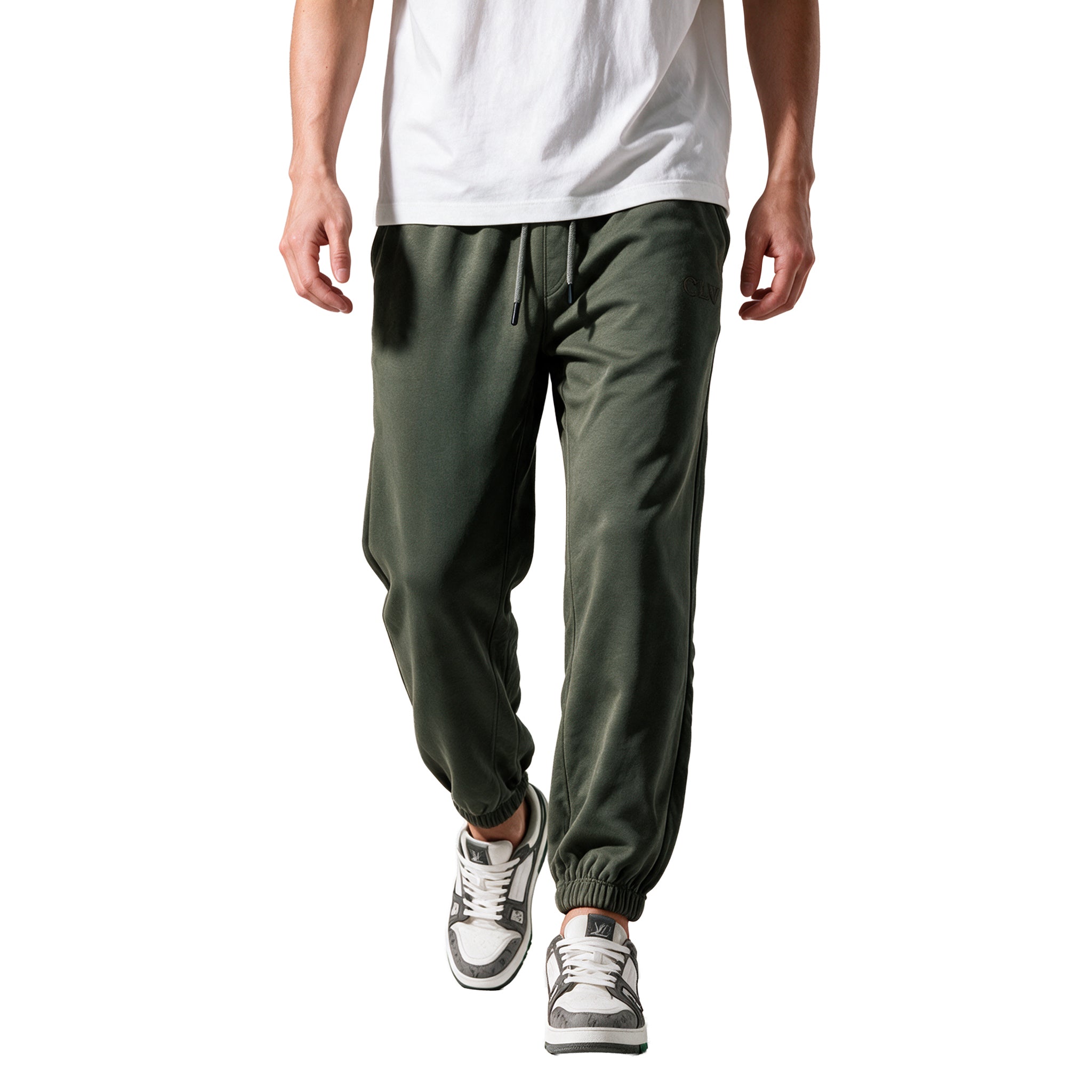 Embroidered cotton Clover harem pants CLV
