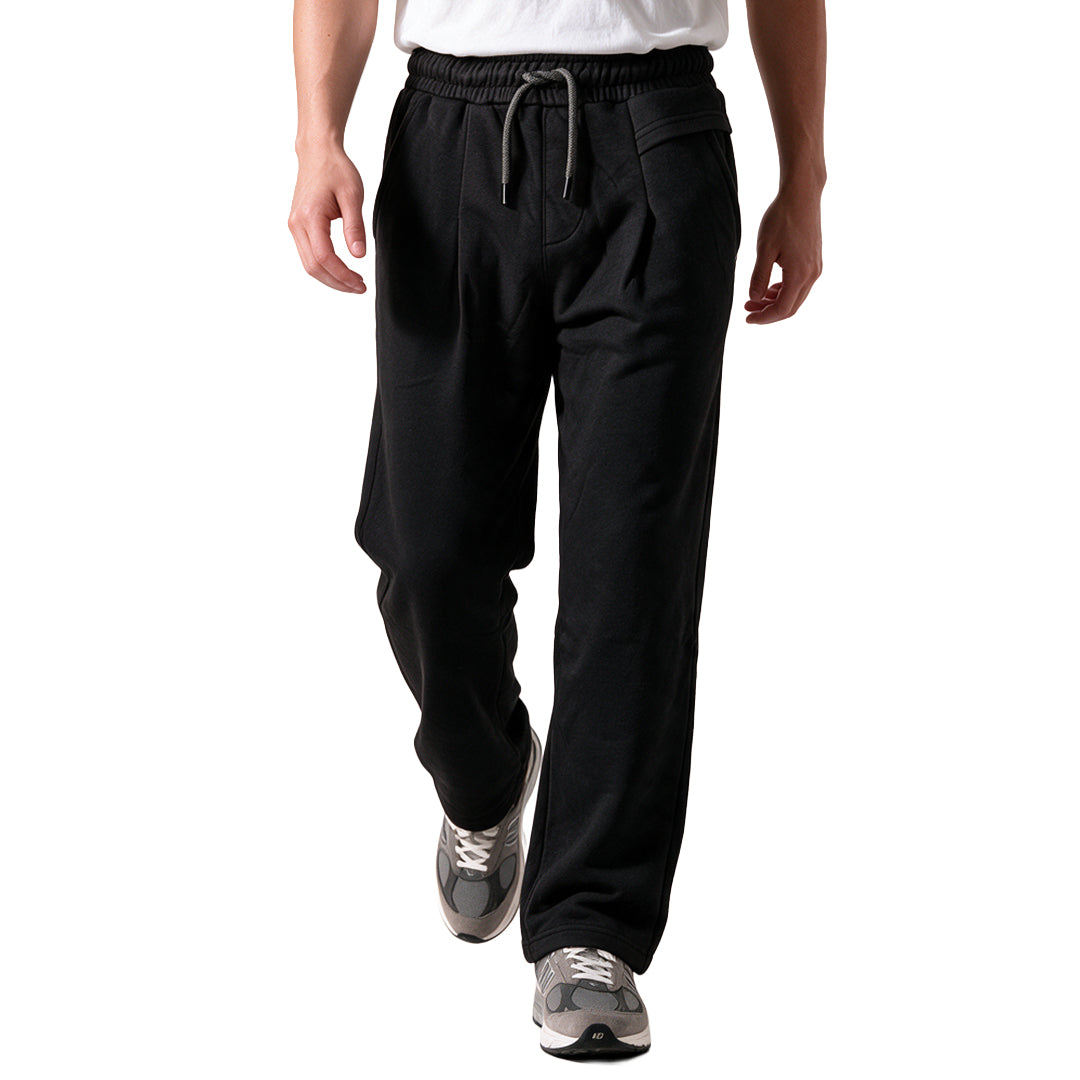 Basic cotton terry joggers with a tailored cut