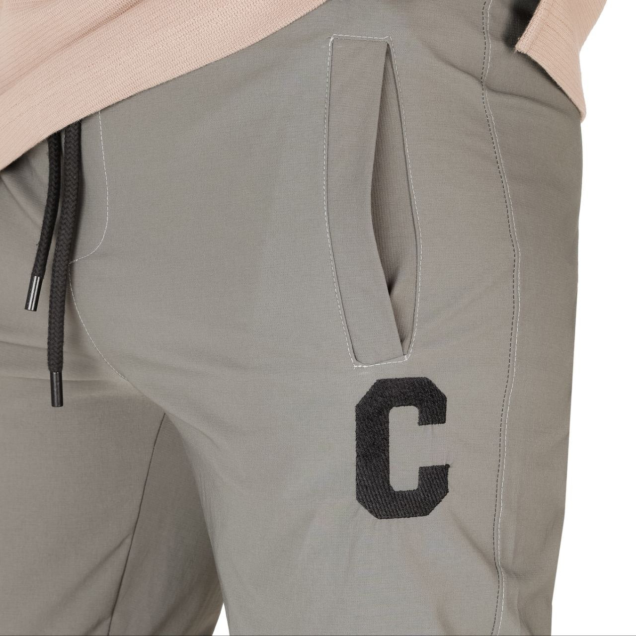 Soft nylon embroidered trousers ( C )
