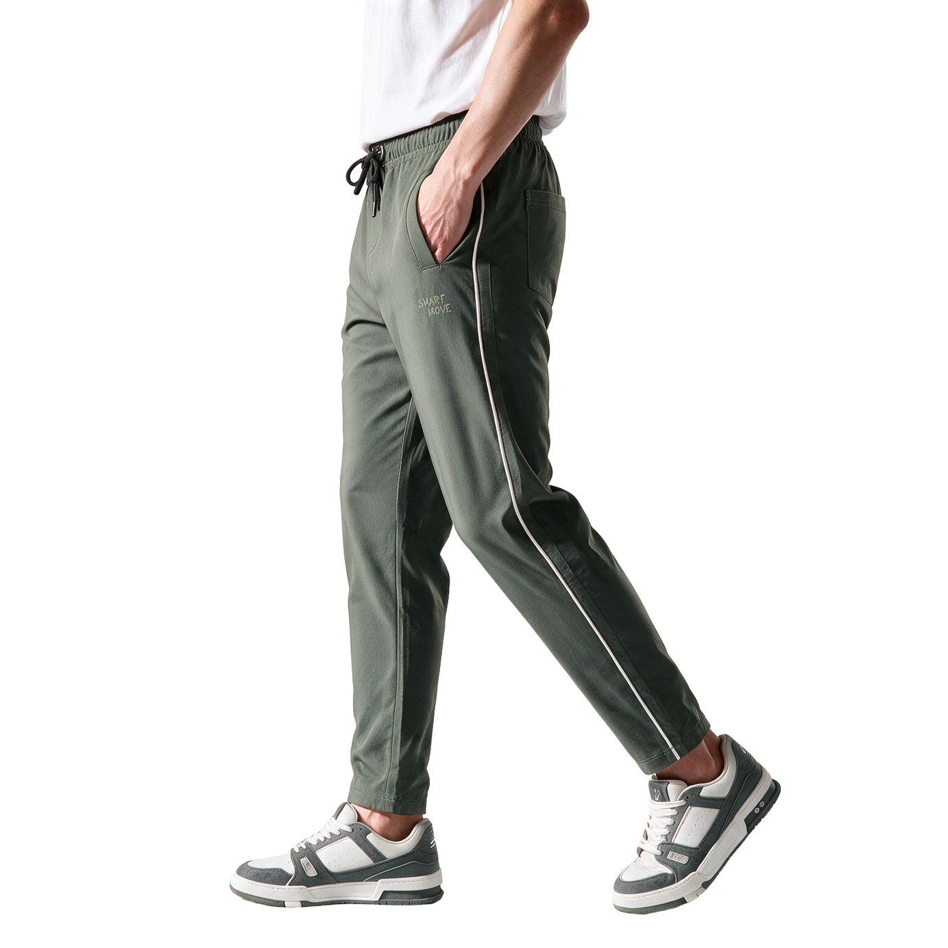 Soft embroidered trousers ( Smart Move )