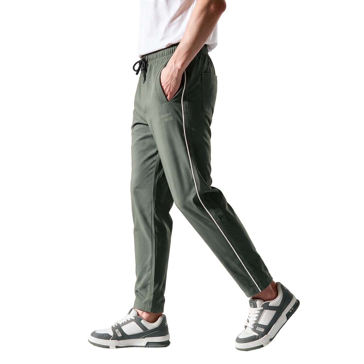 Soft embroidered trousers ( Smart Move )