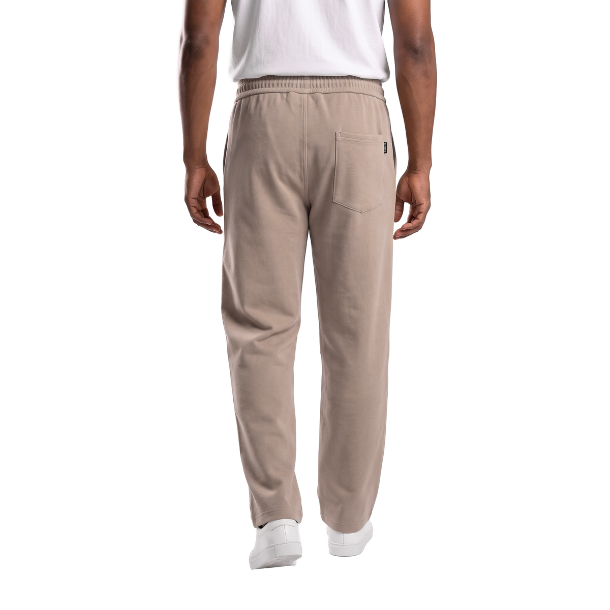 Clover ribbed interlock joggers with a slip-on pocket