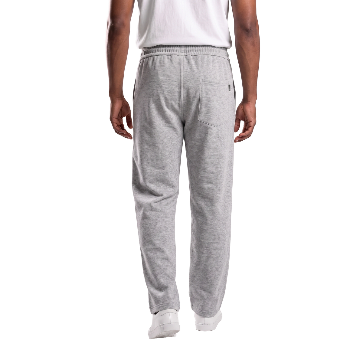 Clover ribbed interlock joggers with a slip-on pocket