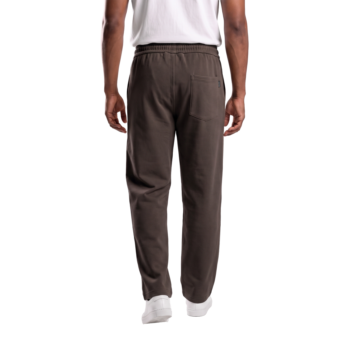 Clover ribbed interlock joggers with a slip-on pocket