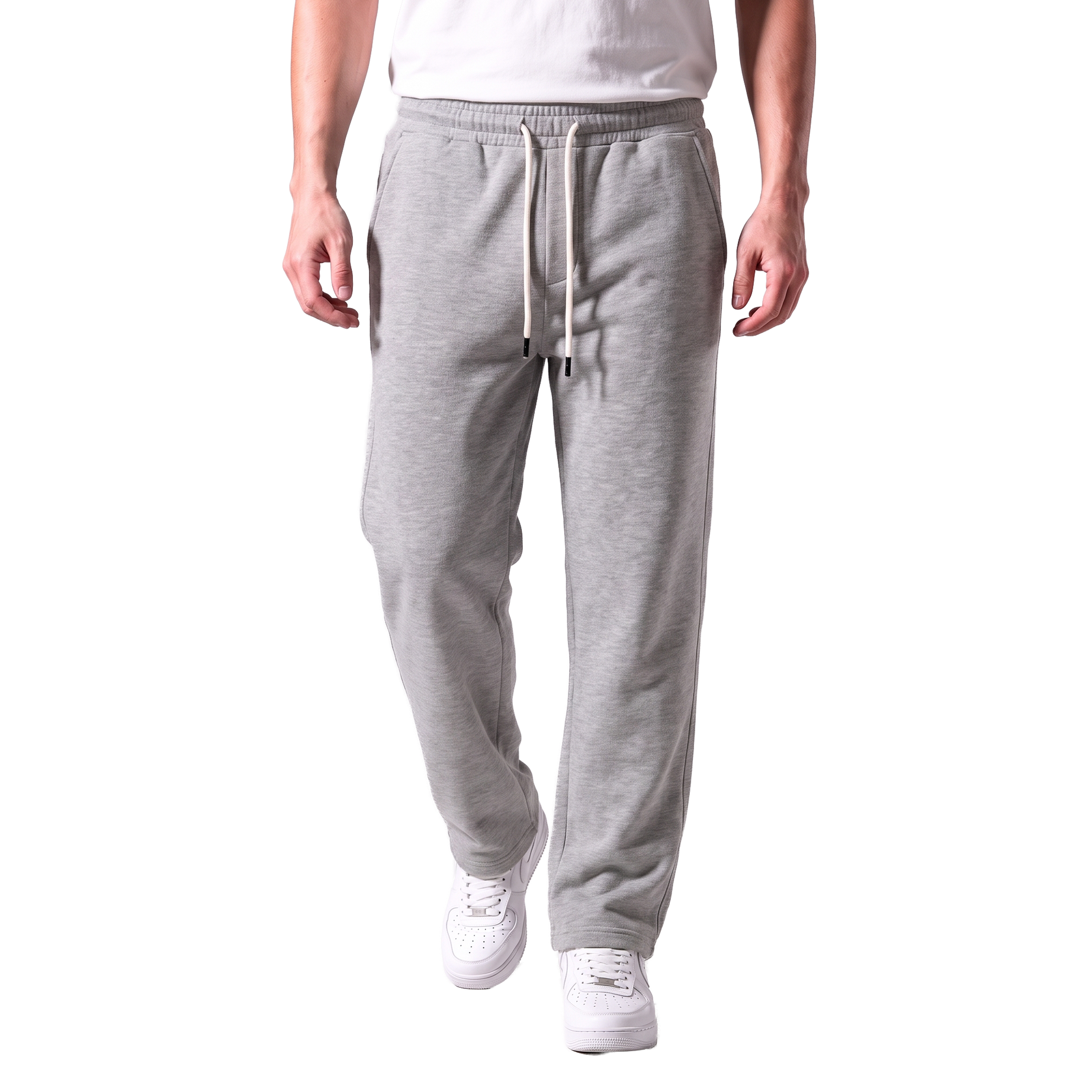 Clover ribbed interlock joggers with a utility pocket