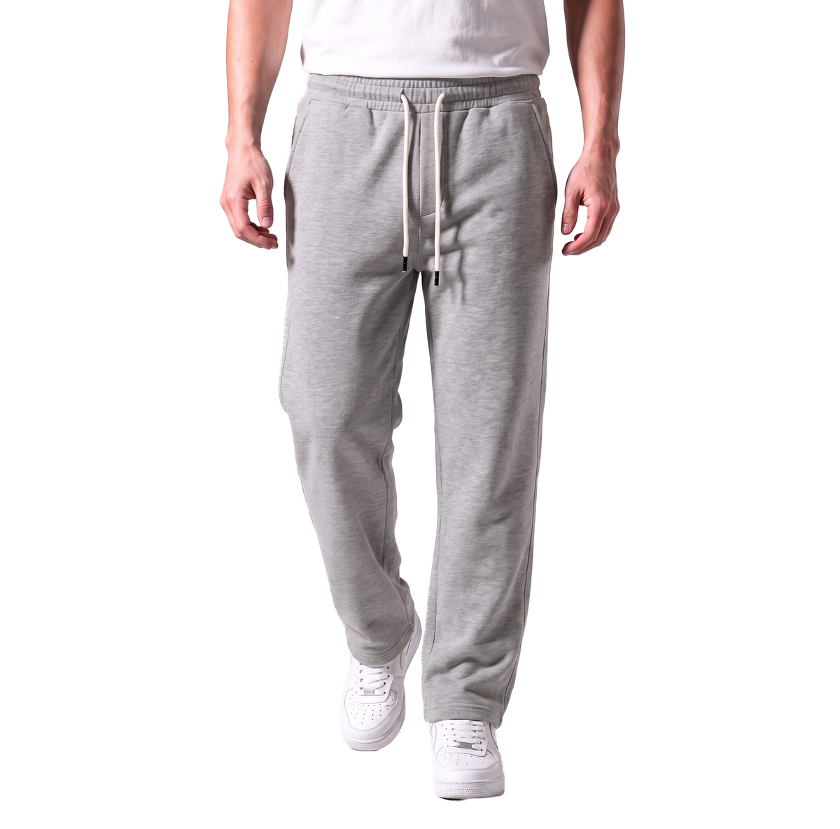 Clover ribbed interlock joggers with a utility pocket