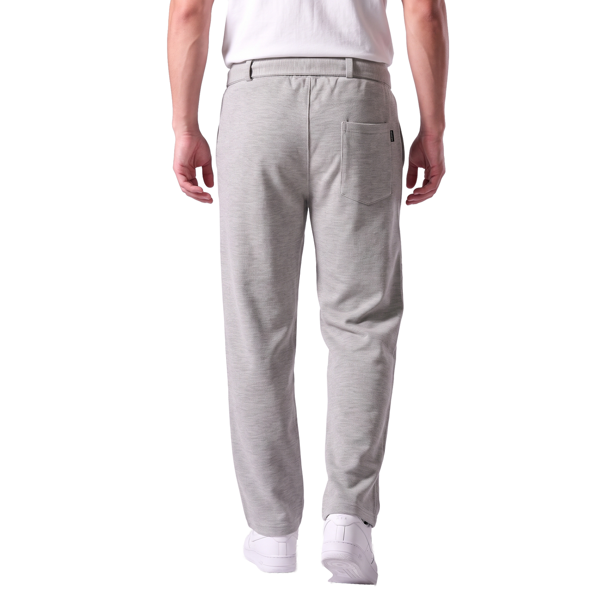 Clover ribbed interlock  joggers with waistband