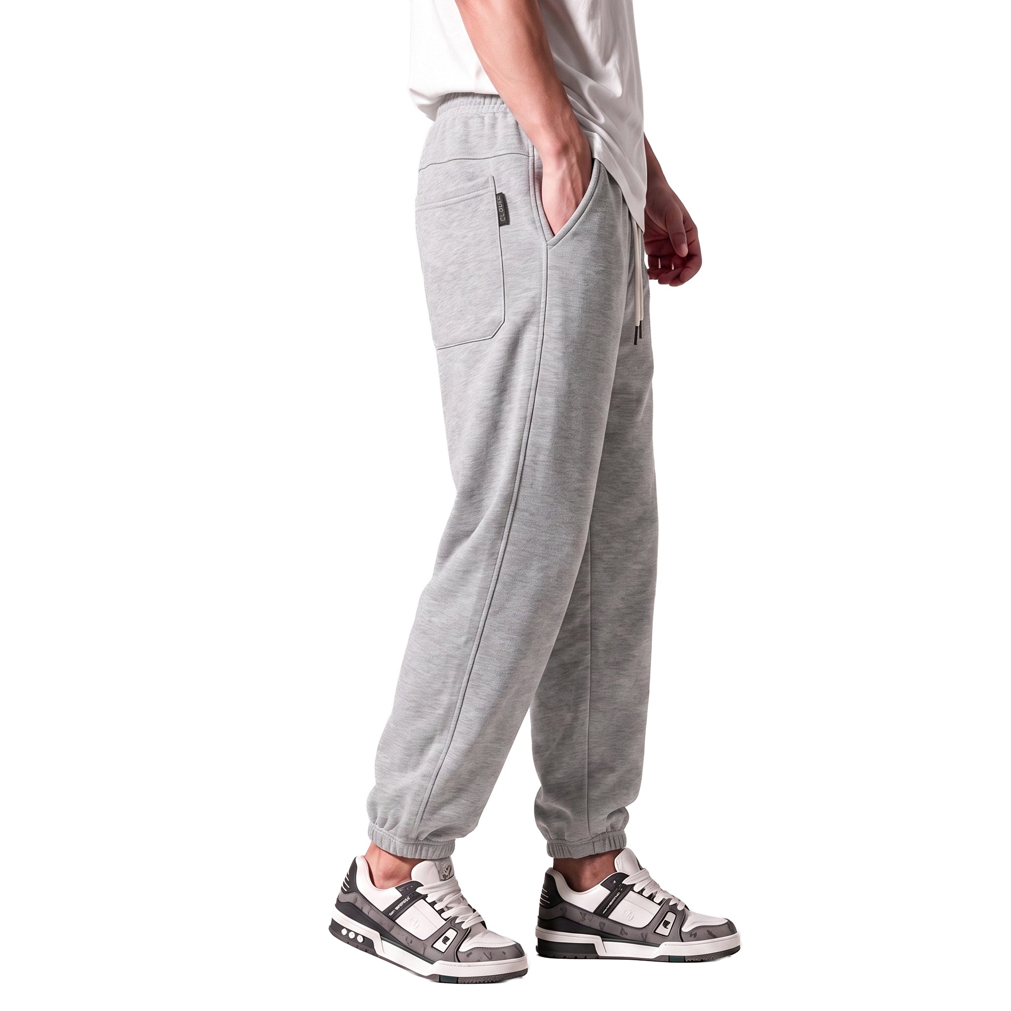 Embroidered cotton Clover harem pants CLV