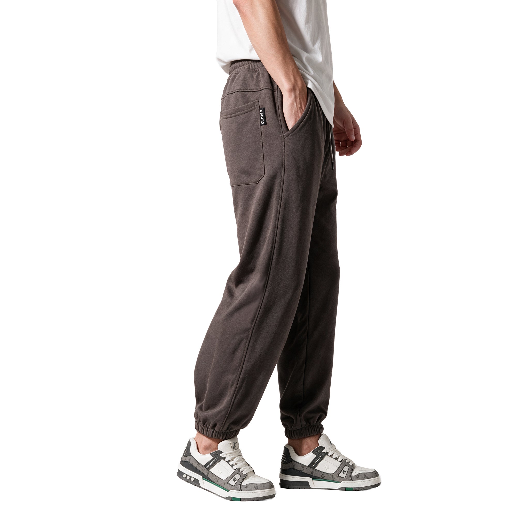 Embroidered cotton Clover harem pants CLV