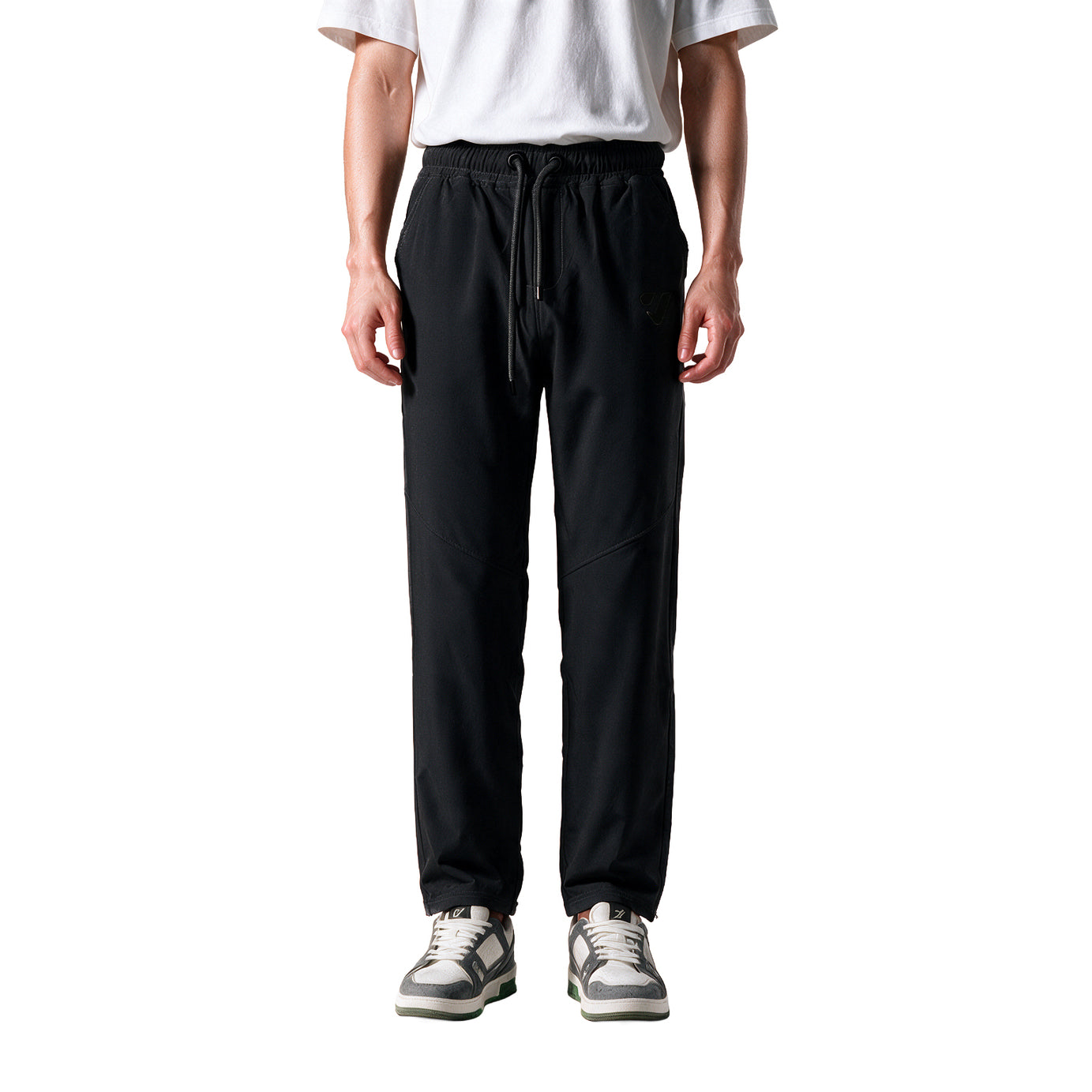Clover Soft joggers featuring a rubber print and a cut-and-sew design