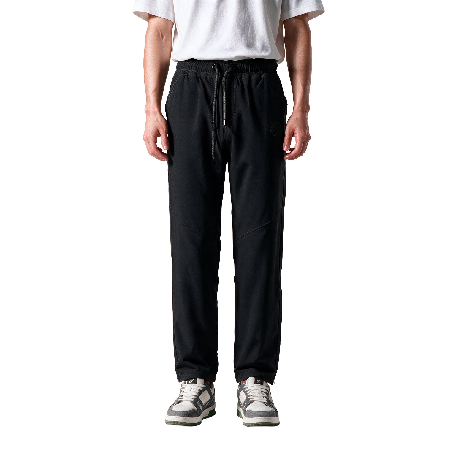 Clover Soft joggers featuring a rubber print and a cut-and-sew design