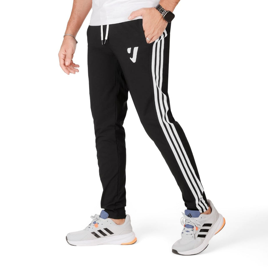Soft nylon embroidered trousers ( LOGO )