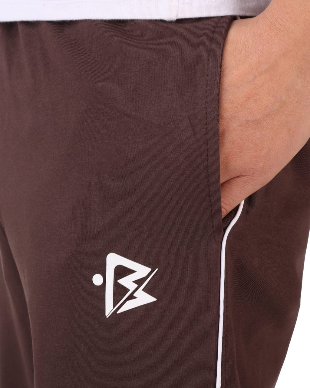 Interlock Wide-Leg Shalwar Pants(brown)