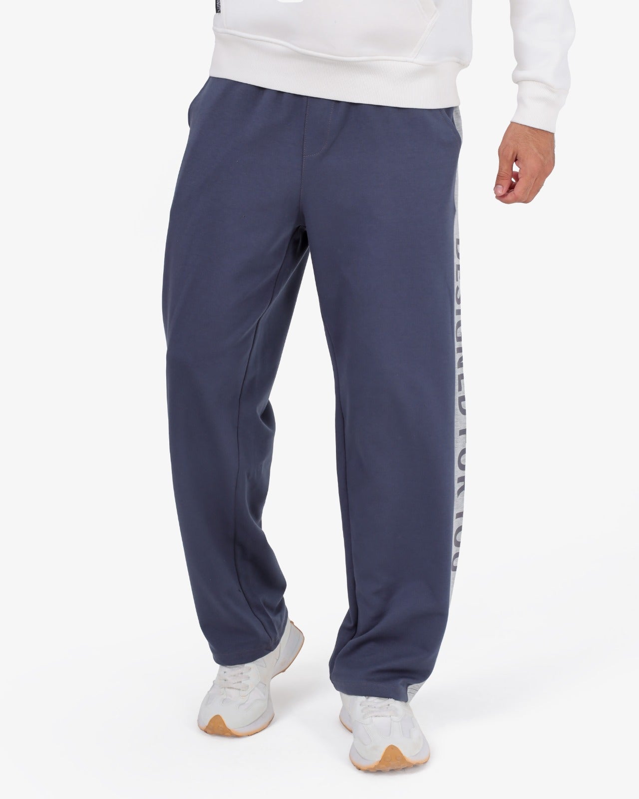 CLOVER Interlock Wide-Leg pants (DESIGNED FOR YOU) gray