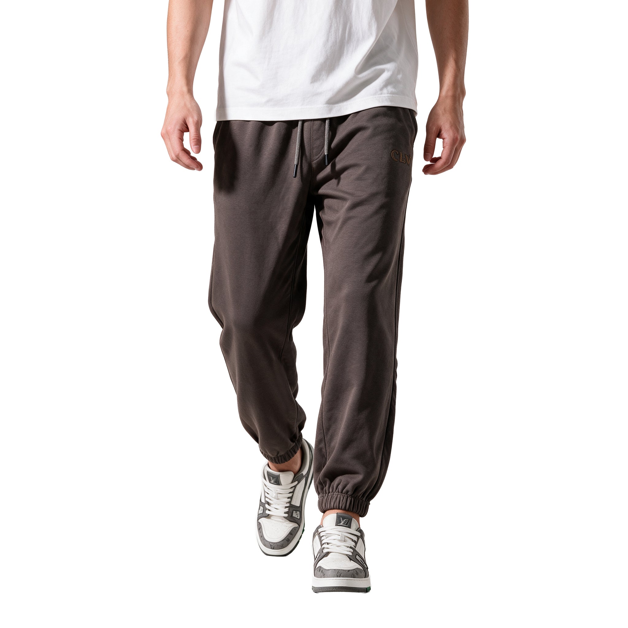 Embroidered cotton Clover harem pants CLV