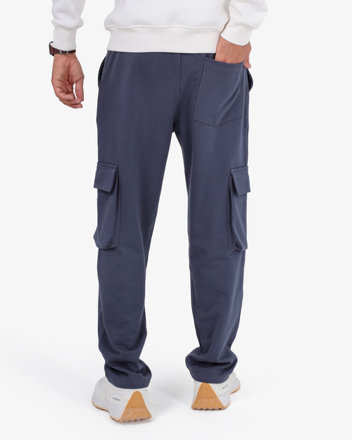 CLOVER Interlock Cotton pants  – Two Side Pockets GRAY