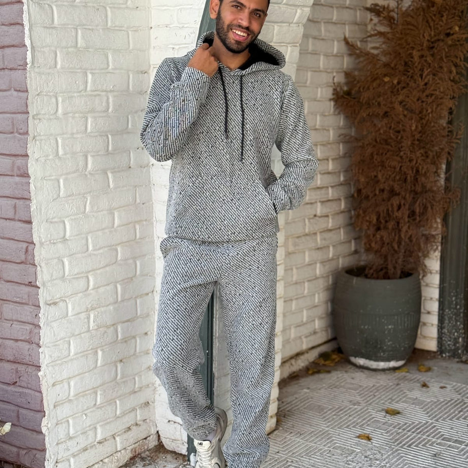 CLOVER Casual Hoodie cotton Tracksuit