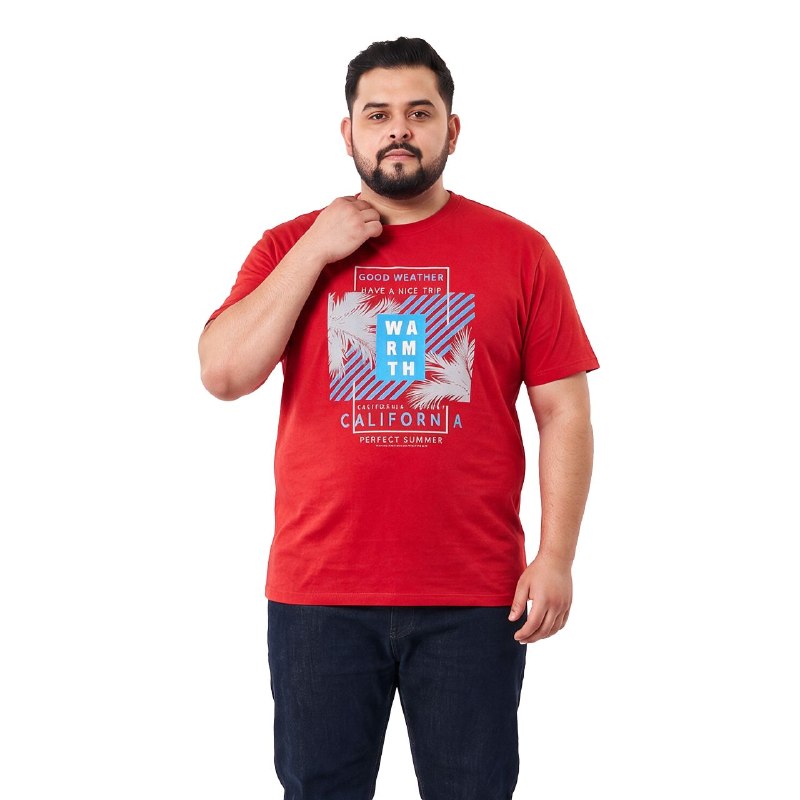 Clover Interlock Plus-Size T-Shirt – Screen Print WARMTH