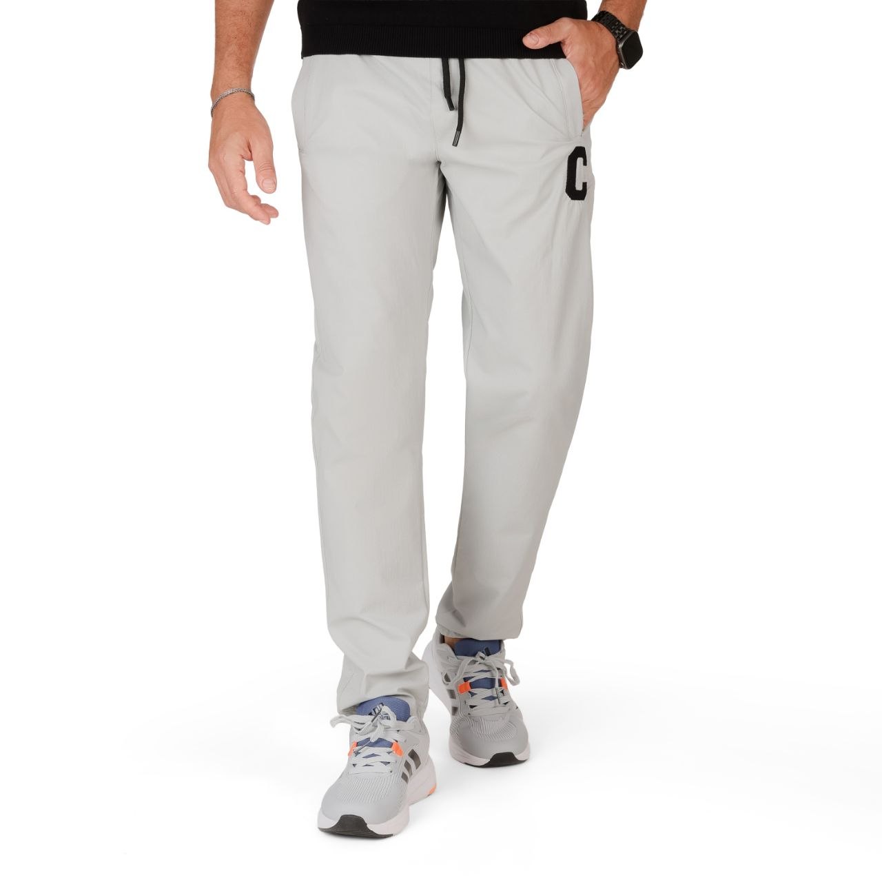 Soft nylon embroidered trousers ( C )
