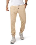 Clover Cotton Sweatpants Beige
