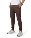 Clover Cotton Sweatpants Brown
