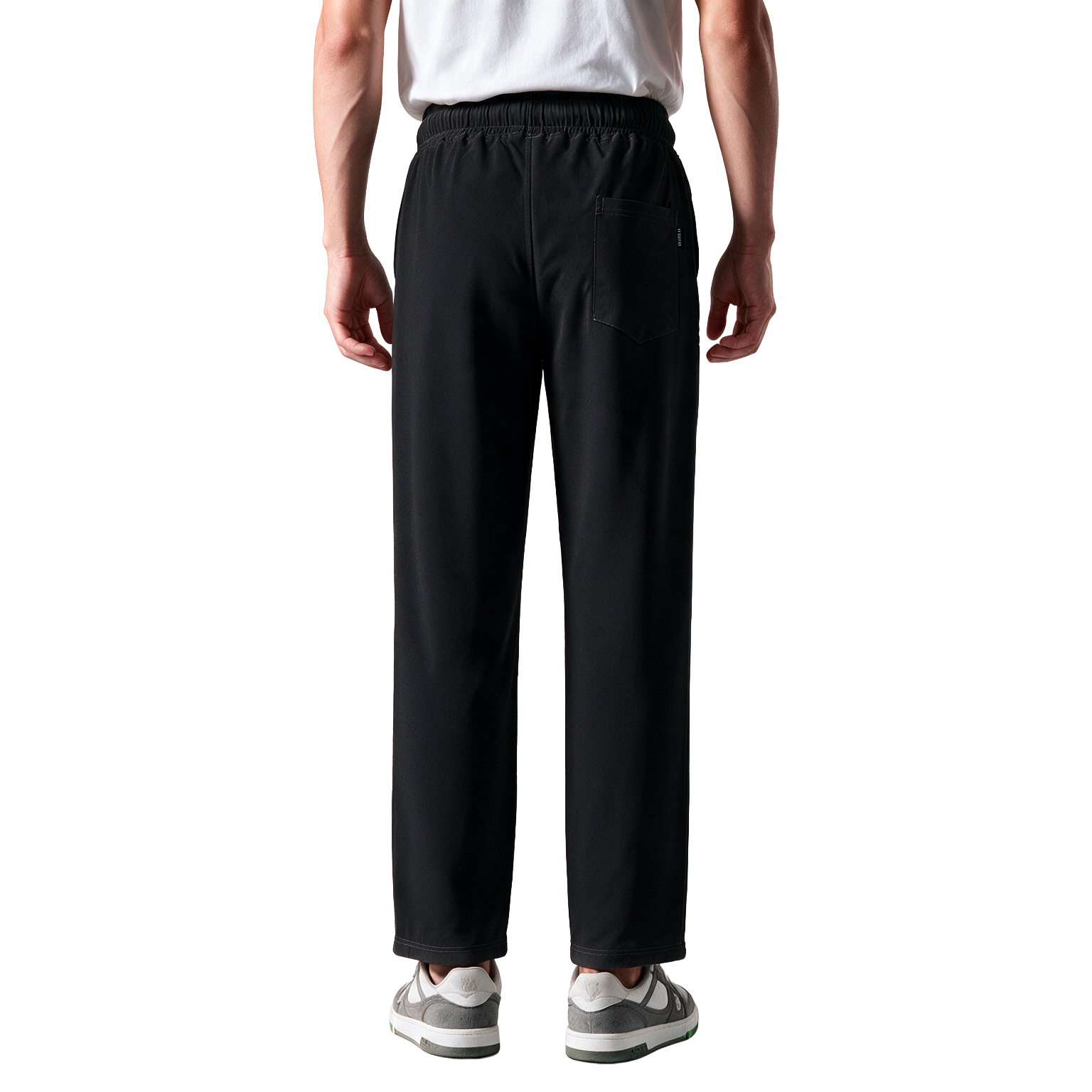 Clover Soft joggers featuring a rubber print and a cut-and-sew design