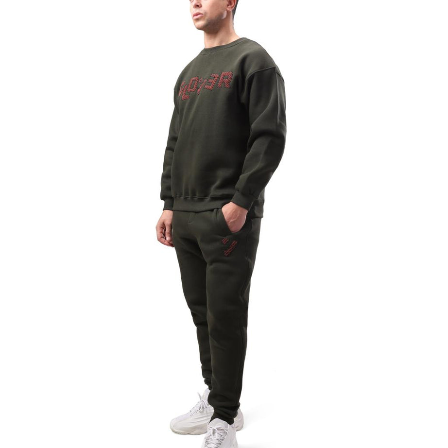 Clover Round-Neck Milton Tracksuit
