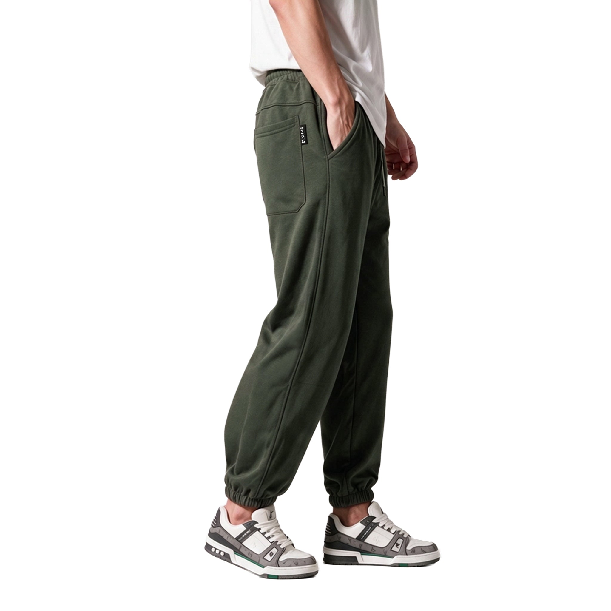 Embroidered cotton Clover harem pants CLV