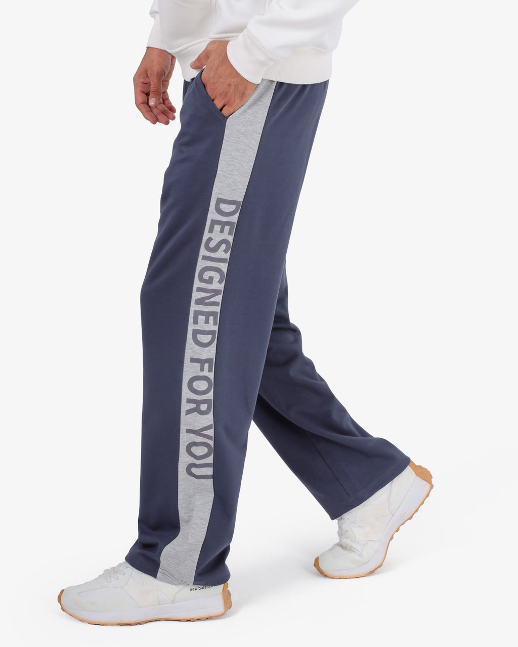 CLOVER Interlock Wide-Leg pants (DESIGNED FOR YOU) gray