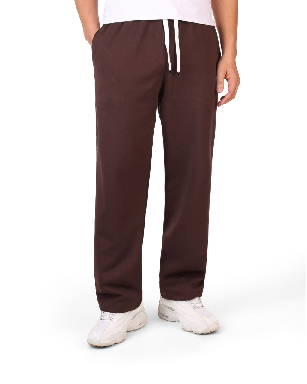 Interlock Wide-Leg Shalwar Pants(brown)