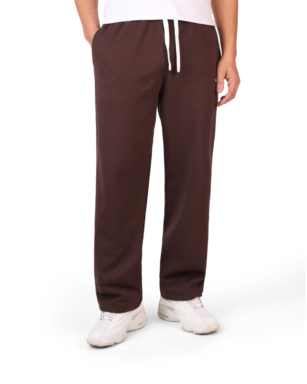 Interlock Wide-Leg Shalwar Pants(brown)