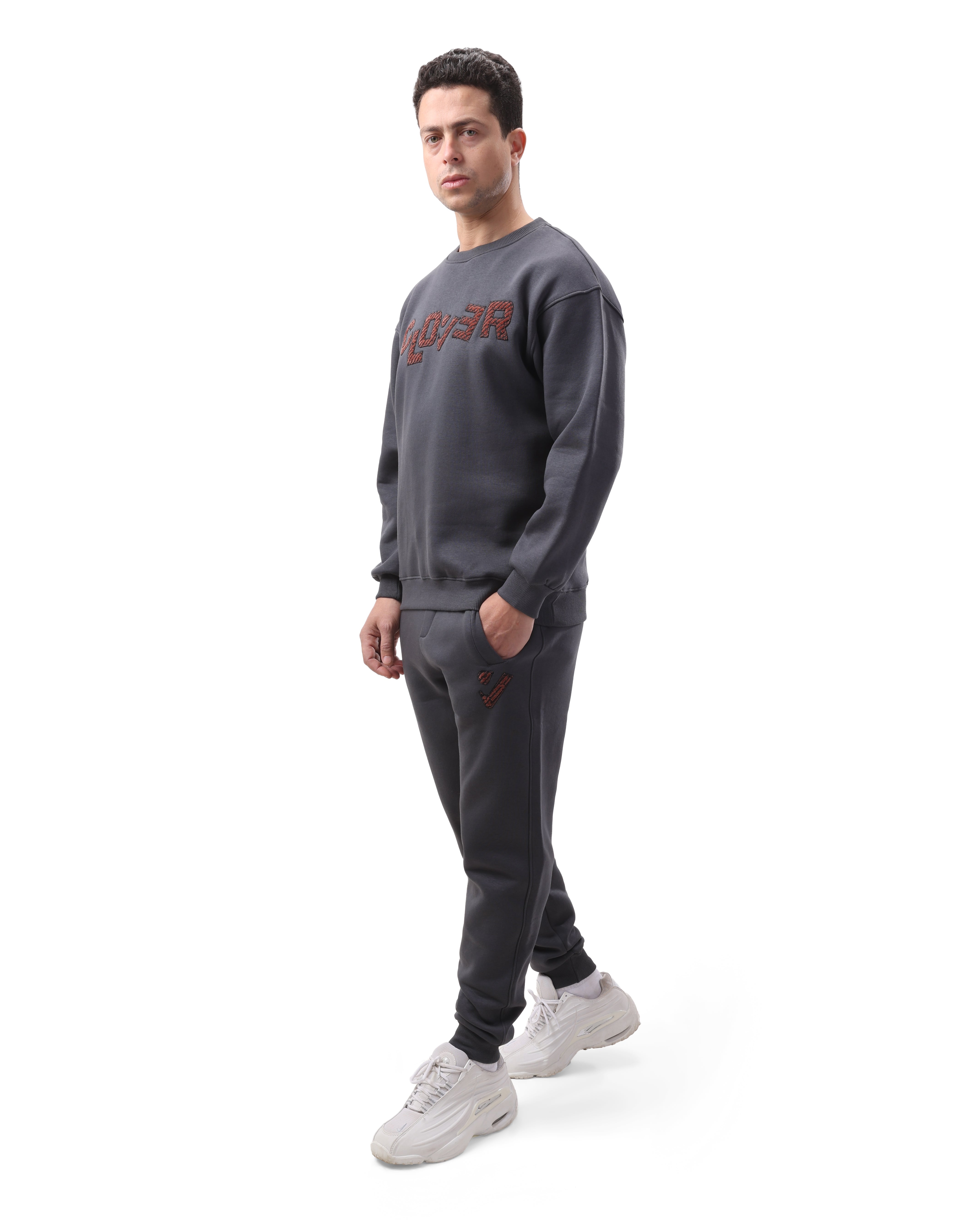 Clover Round-Neck Milton Tracksuit