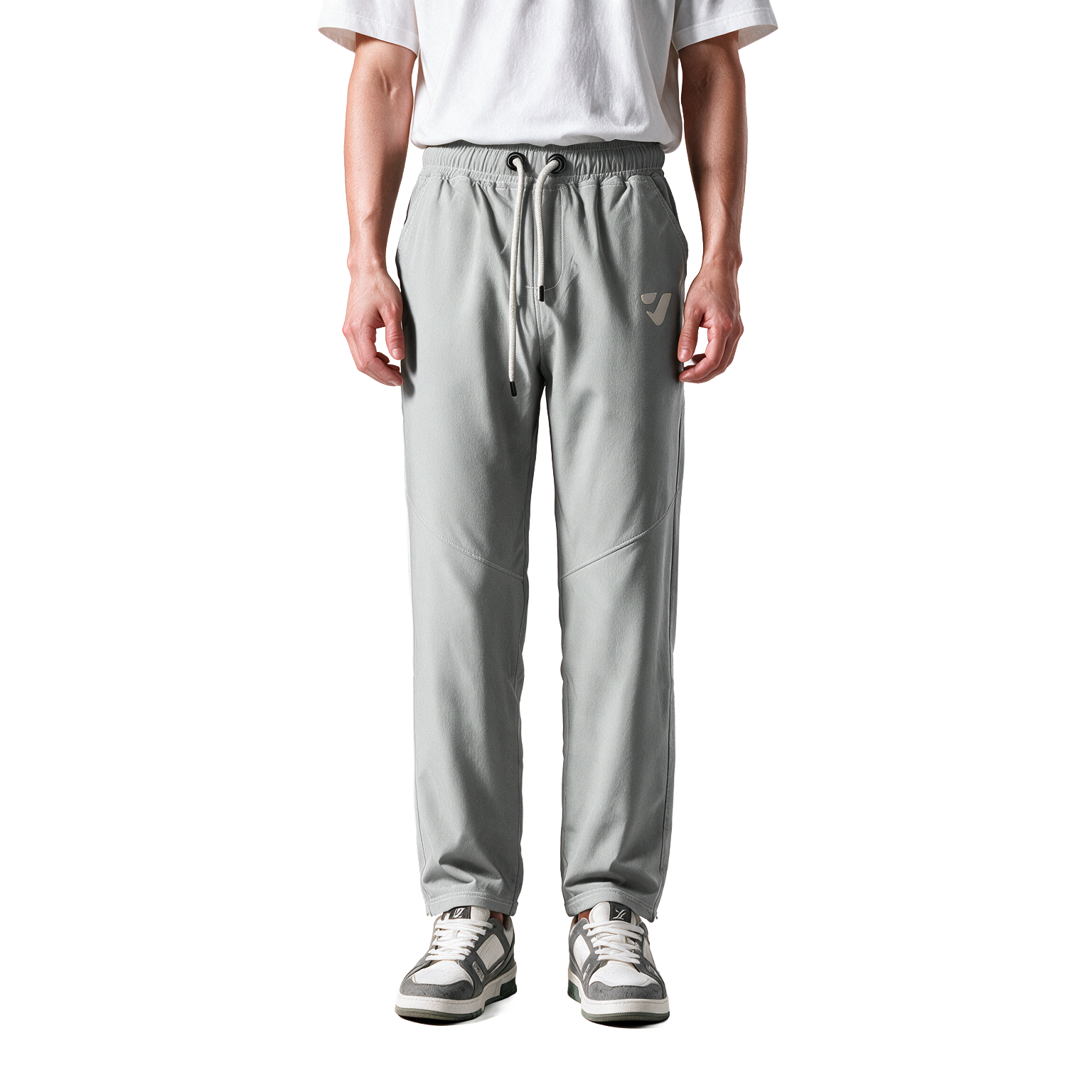 Clover Soft joggers featuring a rubber print and a cut-and-sew design