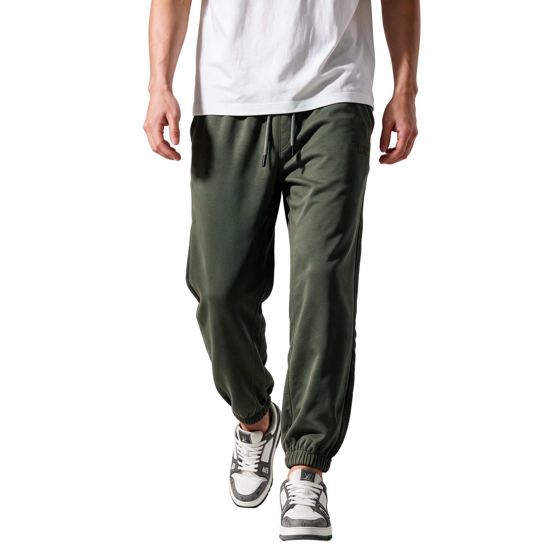Embroidered cotton Clover harem pants CLV