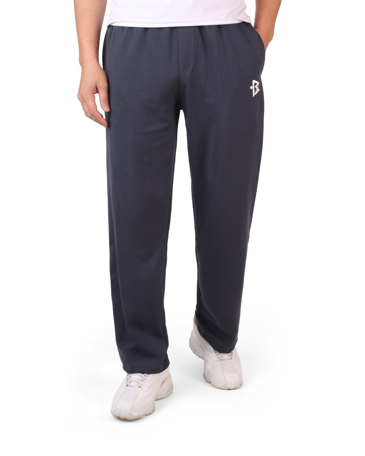 Interlock Wide-Leg Shalwar Pants(gray)