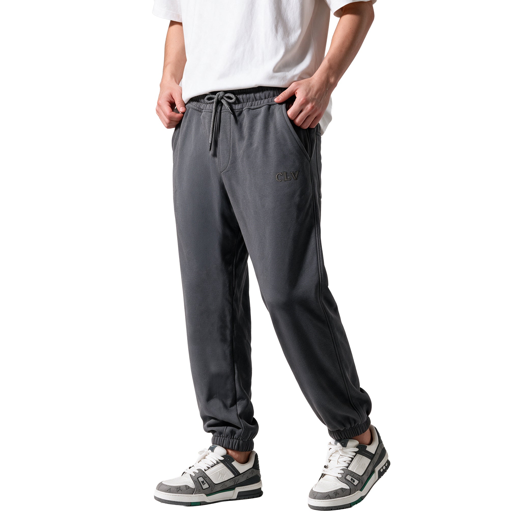 Embroidered cotton Clover harem pants CLV