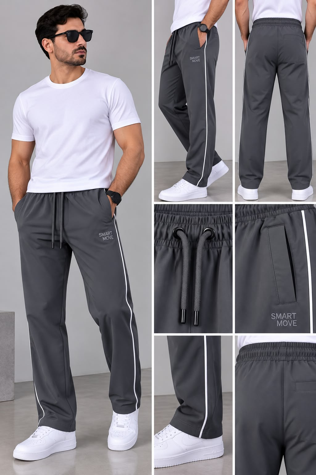Soft embroidered trousers ( Smart Move )