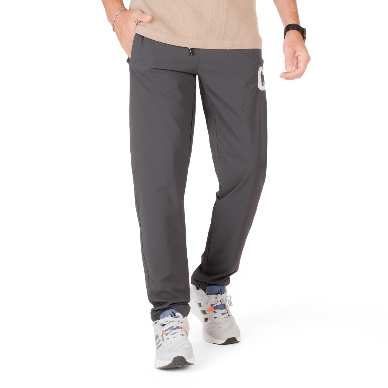 Soft nylon embroidered trousers ( C )