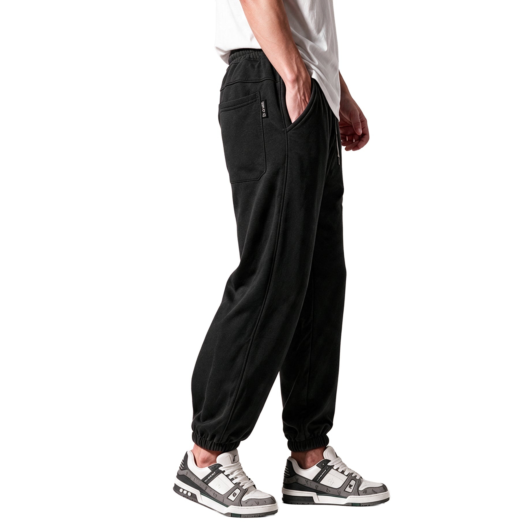Embroidered cotton Clover harem pants CLV