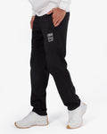 CLOVER Interlock Cotton pants – Premium Cut Panel Design BLACK