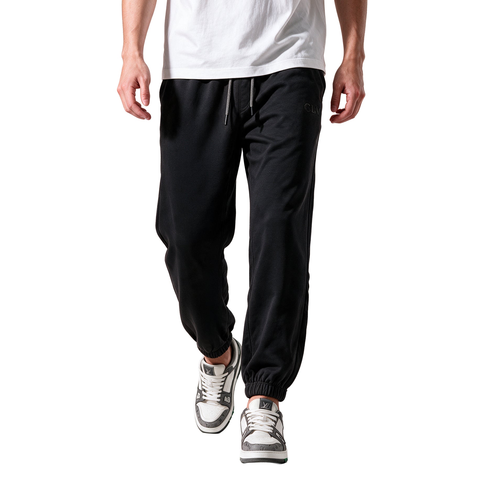 Embroidered cotton Clover harem pants CLV